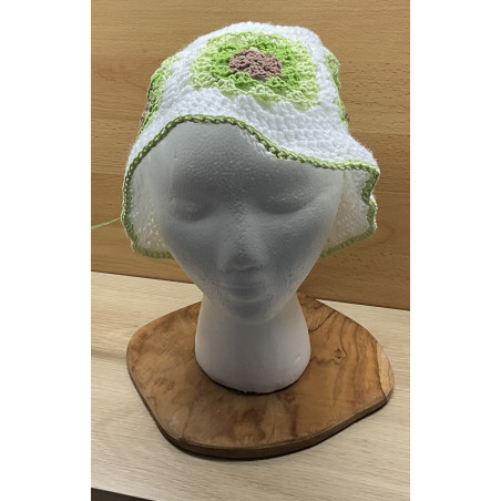 Chapeau été au crochet fait main