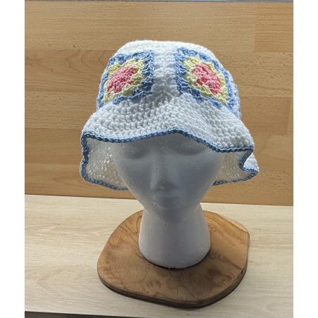 Chapeau été au crochet fait main