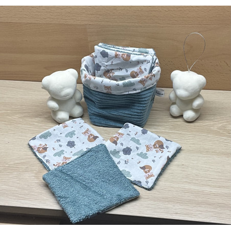 Panier lingettes bébé