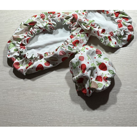 Charlottes alimentaires « fraises » lot de 3