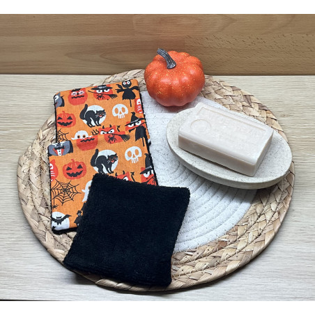 Lingettes démaquillantes thème Halloween