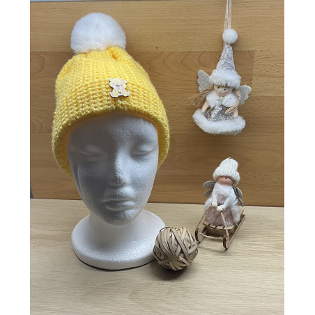 Bonnet enfant « jaune  »