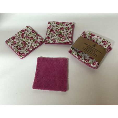 Lot 6 lingettes démaquillantes lavables