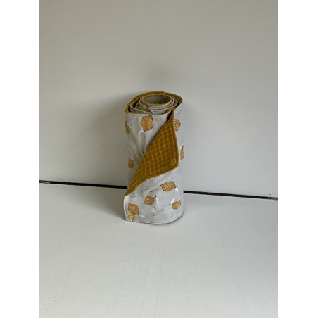 Rouleau essuie tout lavable « nid abeille »