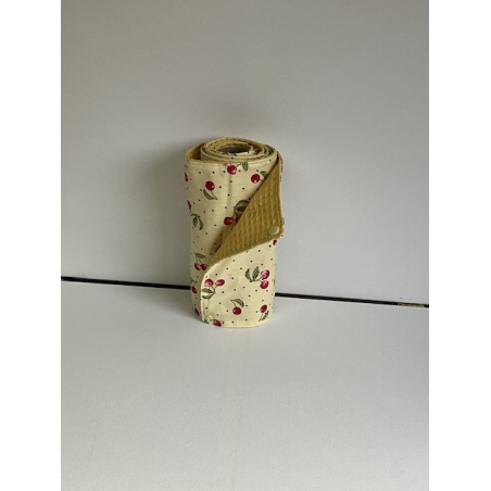 Rouleau essuie tout lavable « nid abeille »