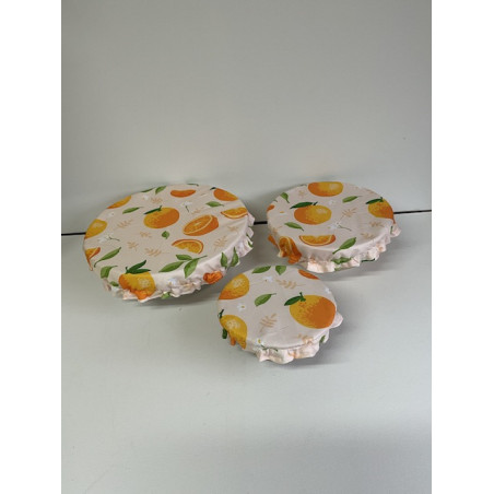Charlottes alimentaires « orange » lot de 3