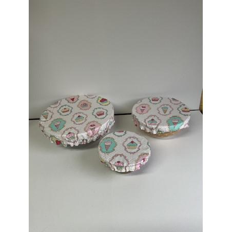 Charlottes alimentaires  lot de 3