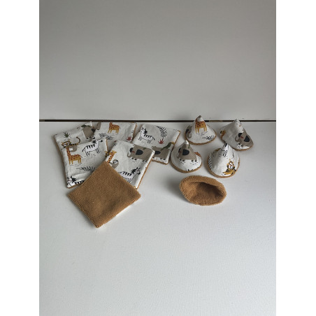 Lot lingettes bébé+ tipis à pipi