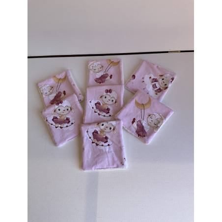 Lot 7 lingettes bébé