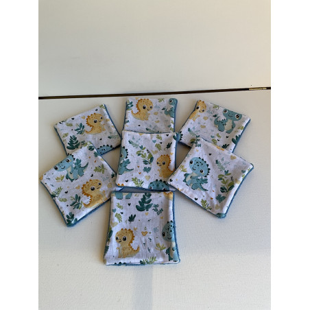 Lot 7 lingettes bébé