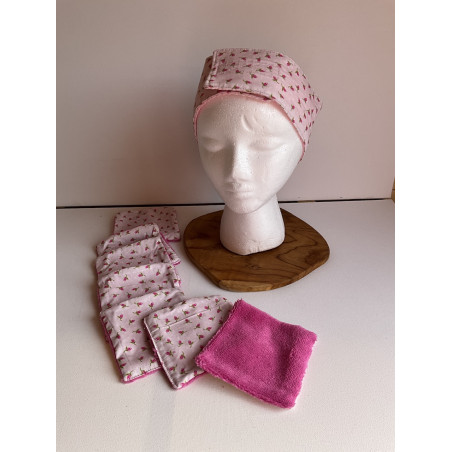 Bandeau de soin+ lingettes démaquillantes