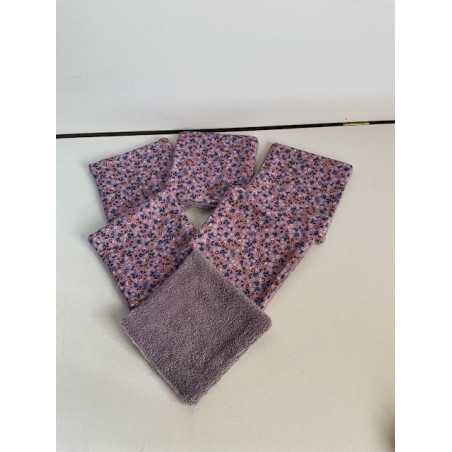 Lot 6 lingettes démaquillantes lavables
