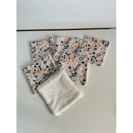 Lot 6 lingettes démaquillantes lavables