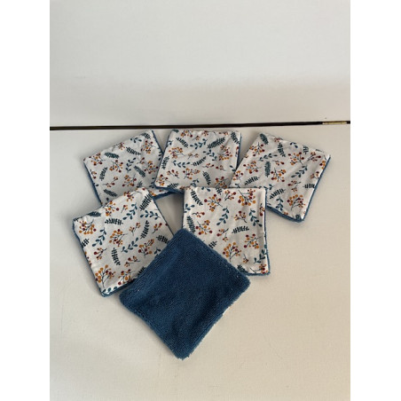 Lot 6 lingettes démaquillantes lavables