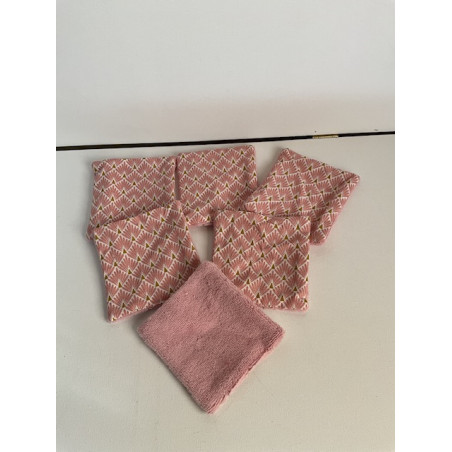 Lot 6 lingettes démaquillantes lavables