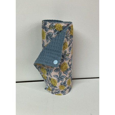 Rouleau essuie tout lavable « nid abeille »