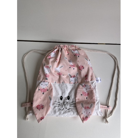 Sac à dos / pochon « lapin »