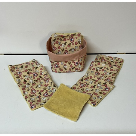 Panier lingettes bébé