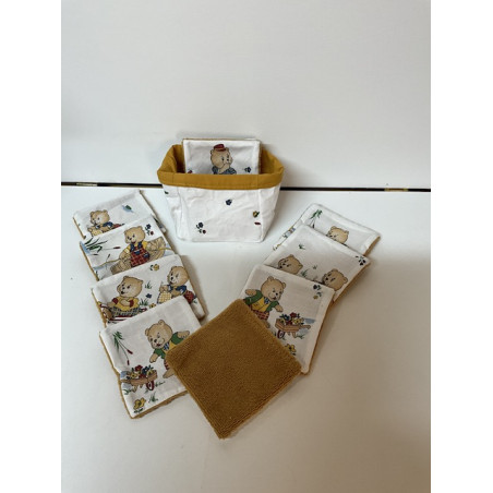 Panier lingettes bébé
