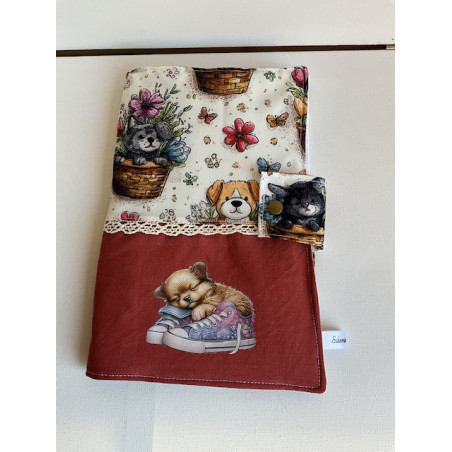 Protège carnet de santé animaux de compagnie..( chien)