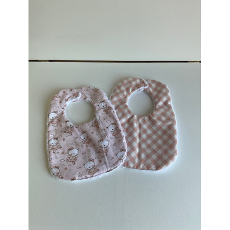 Lot 2 bavoirs  bébé (0/4mois)