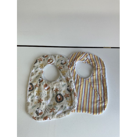 Lot 2 bavoirs  bébé (0/4mois)