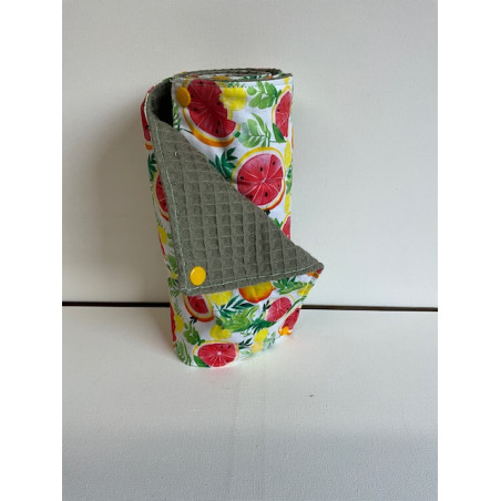 Rouleau essuie tout lavable « nid abeille »