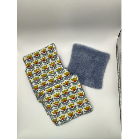 Lot 6 lingettes démaquillantes lavables