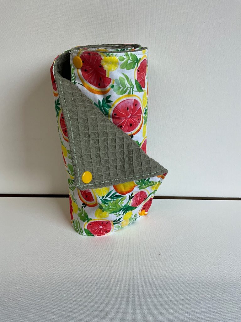 Rouleau essuie tout lavable « nid abeille »