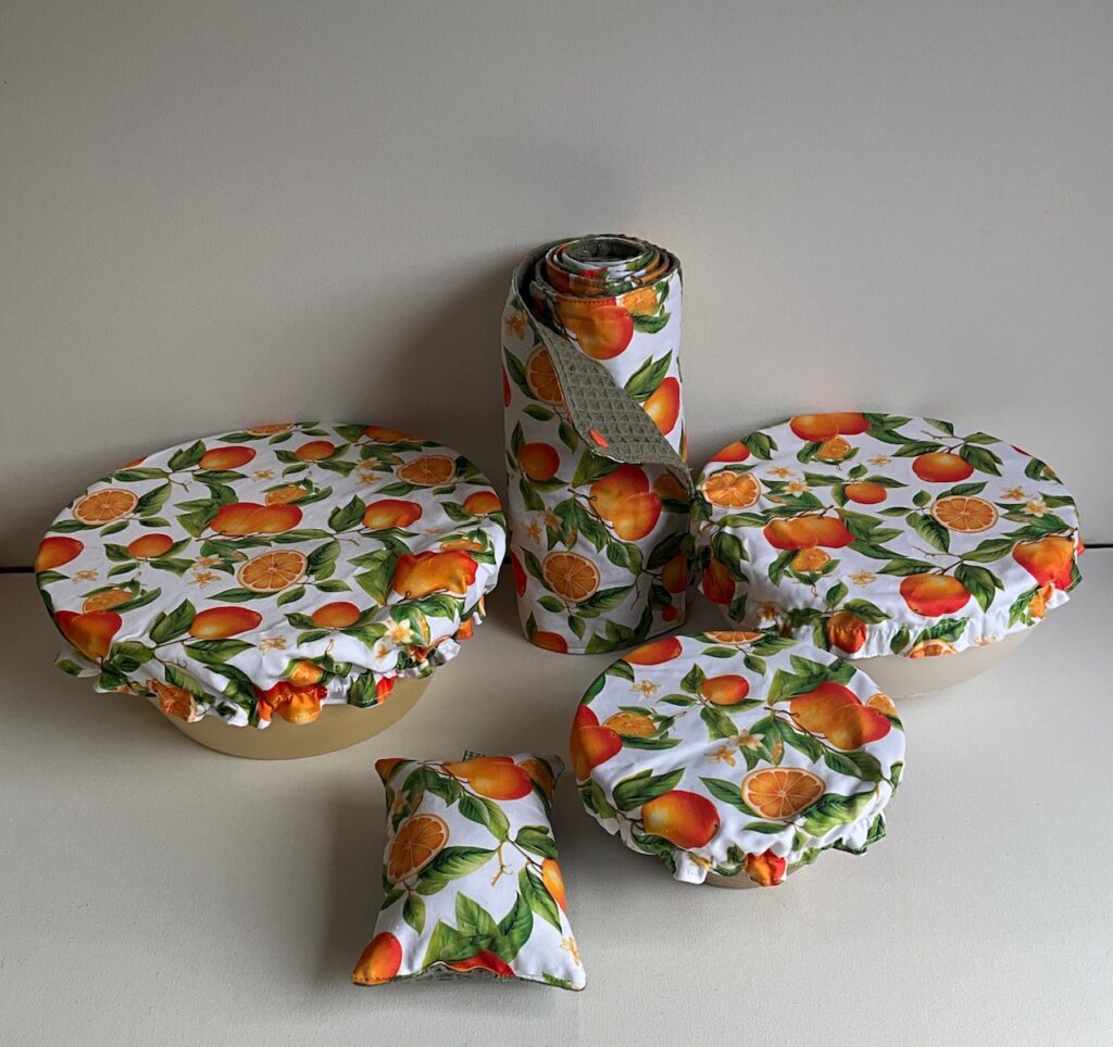 Ensemble de cuisine « oranges »