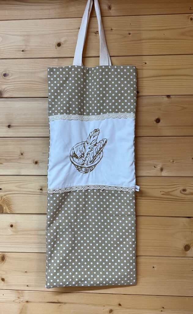 Sac à pain brodé