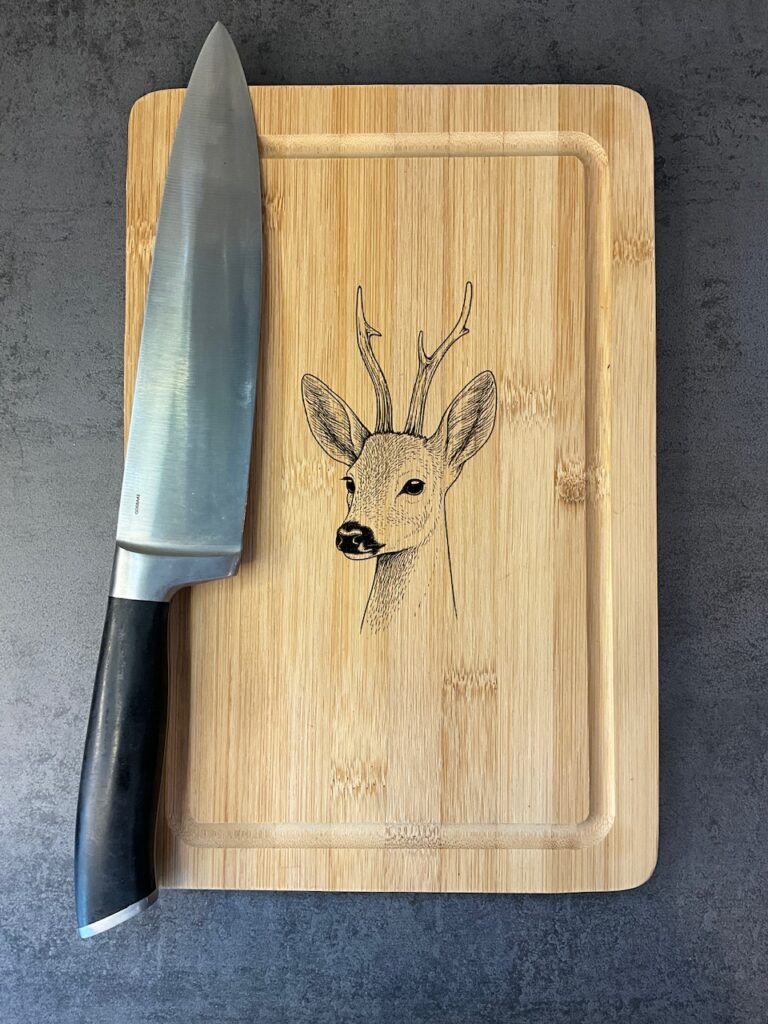 Planche à découper chevreuil