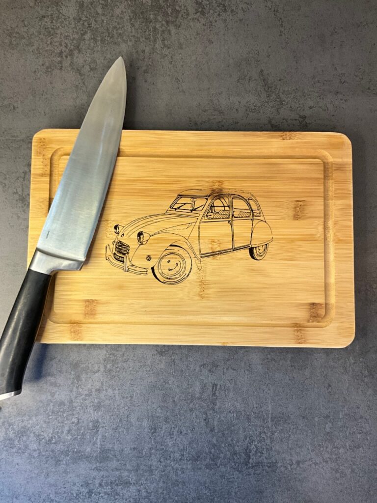 Planche à découper 2cv