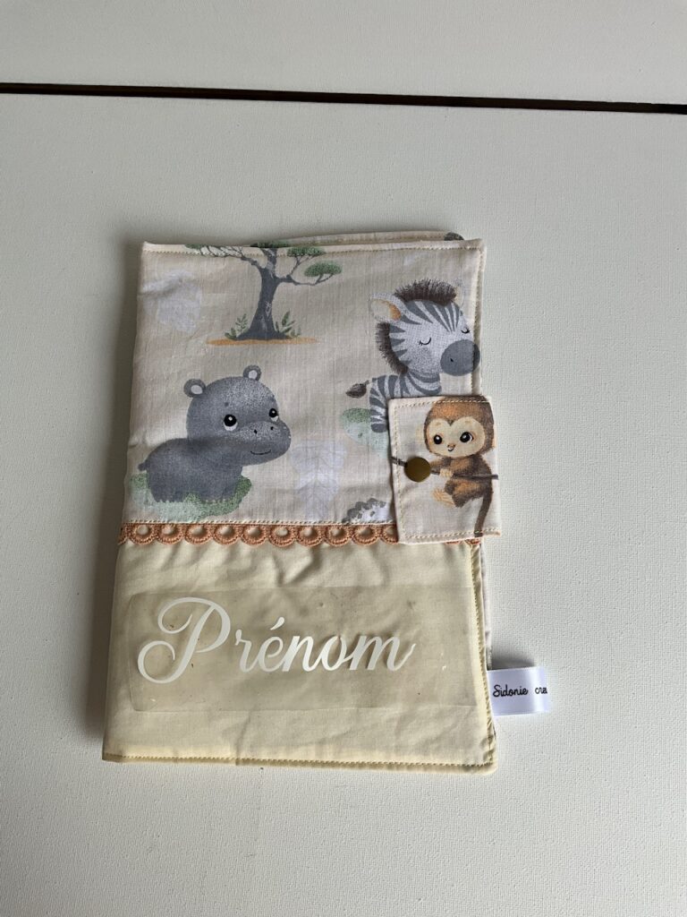 Protège carnet de santé personnalisable
