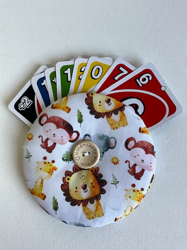 Support cartes à jouer ( motifs enfants)