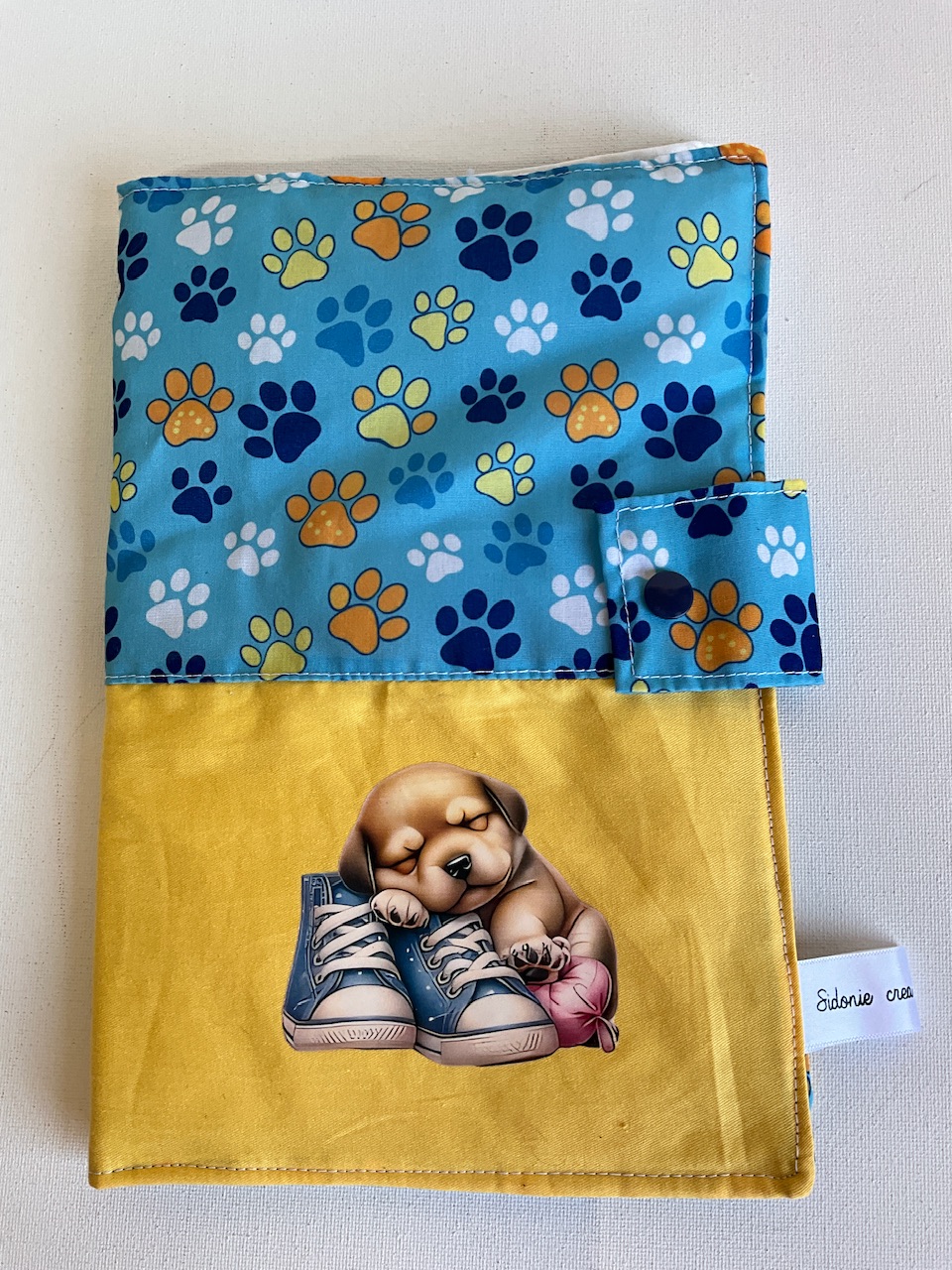 Protège carnet de santé chien (floqué )