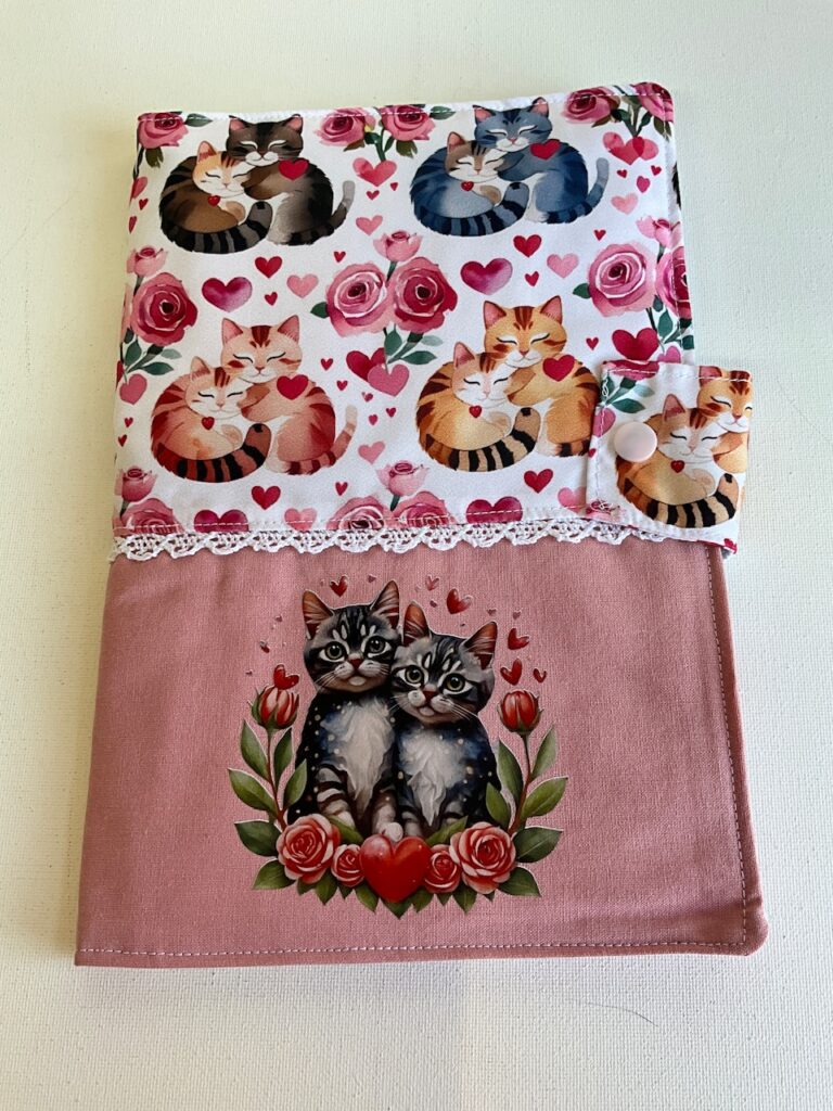 Protège carnet de santé chat (floqué )