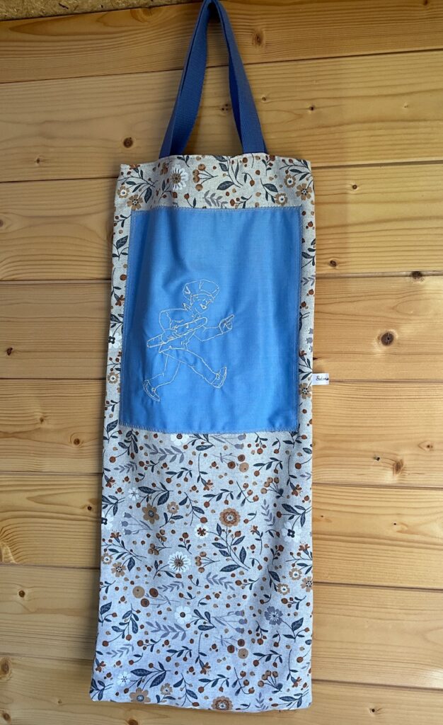 Sac à pain brodé