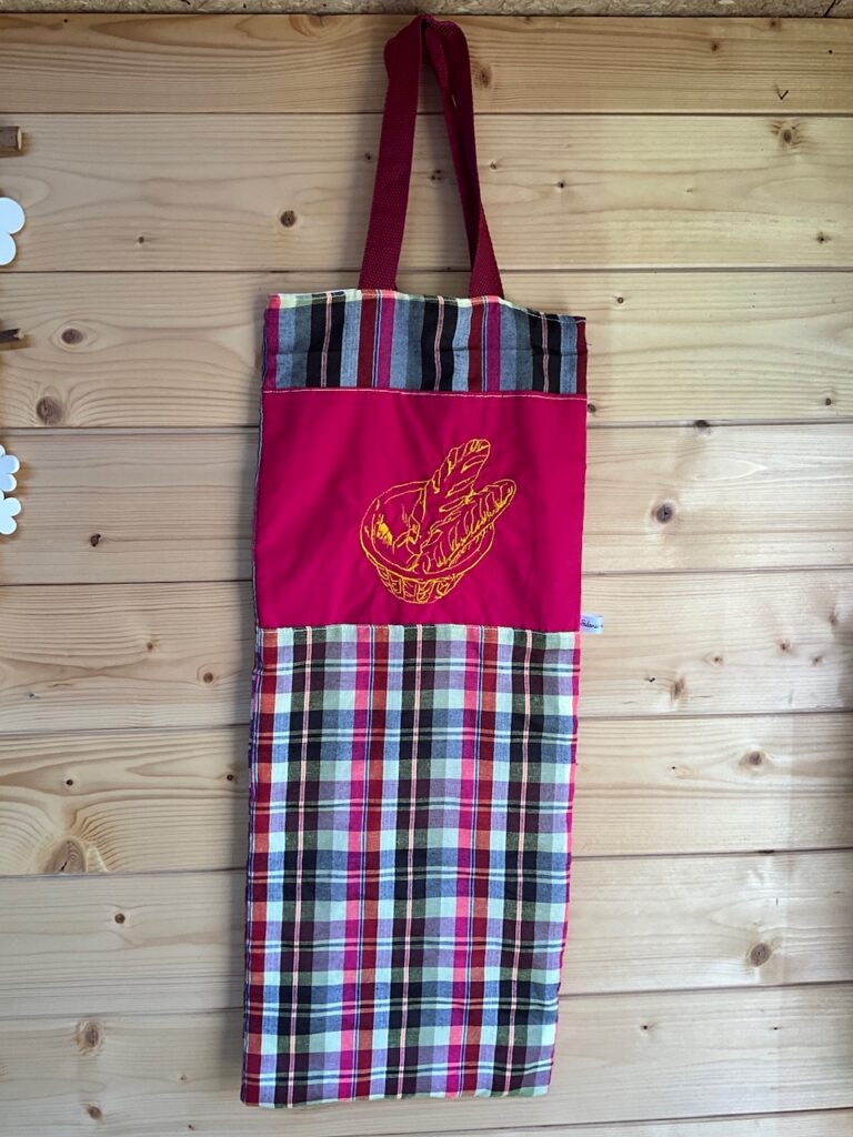 Sac à pain brodé