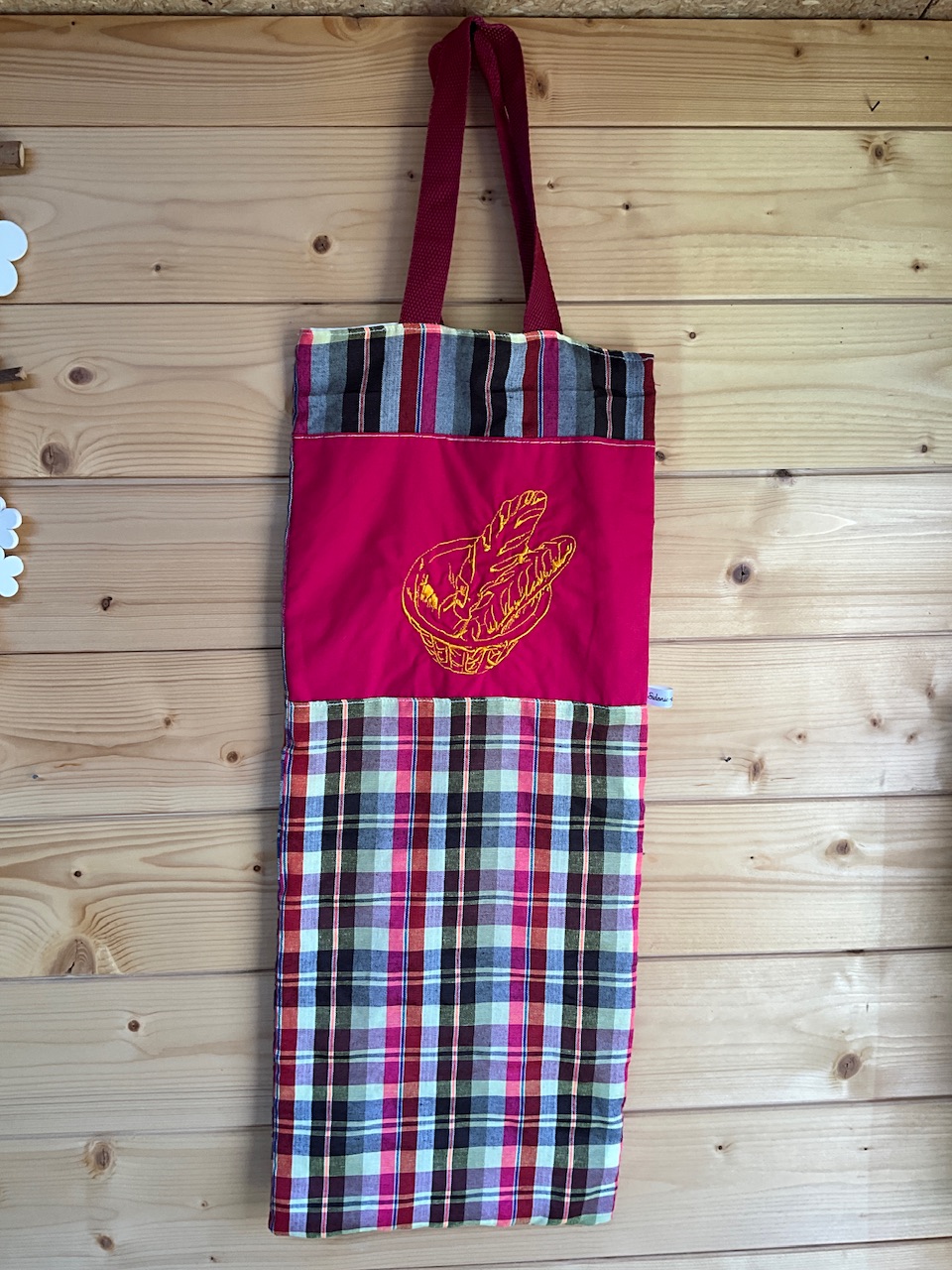 Sac à pain brodé