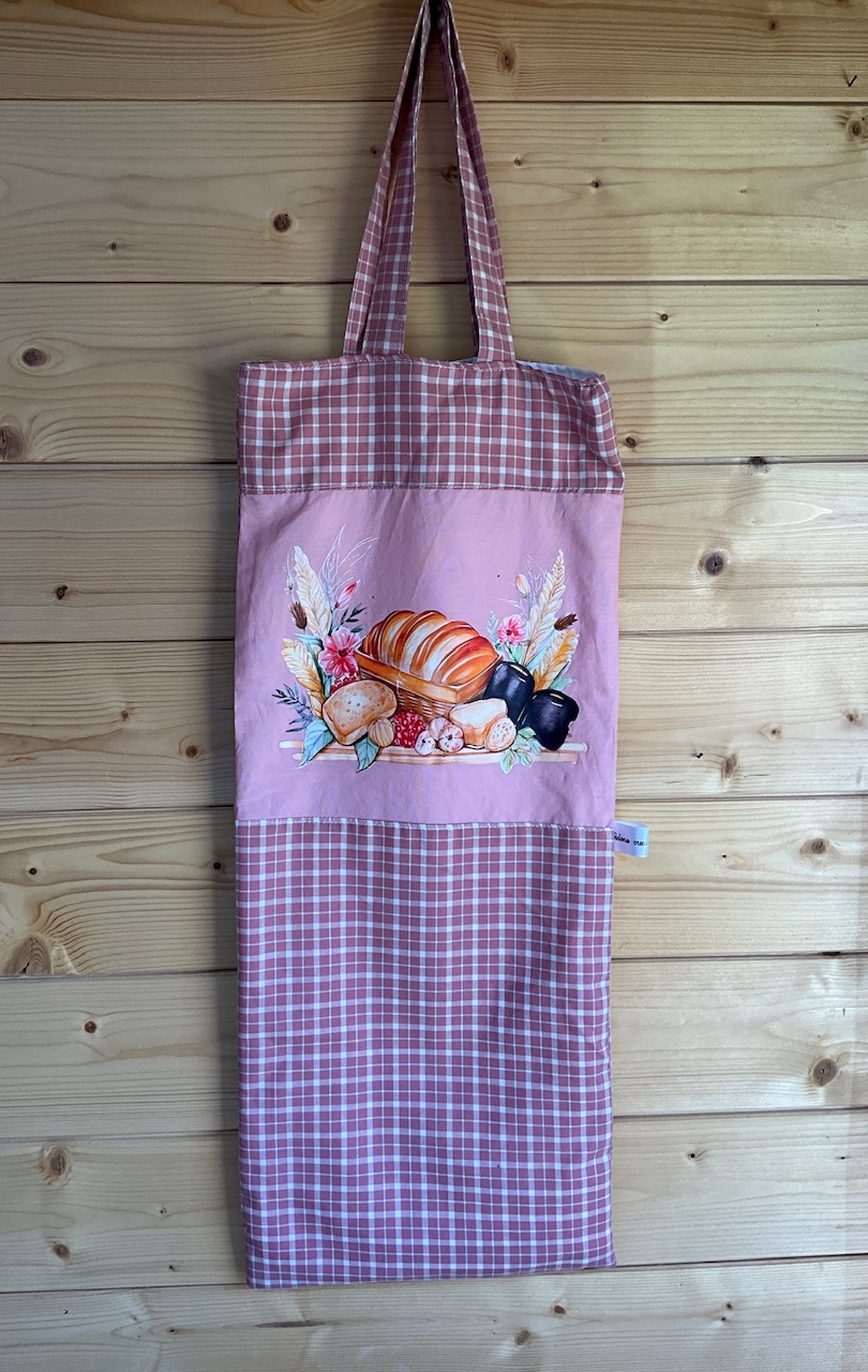 Sac à pain floqué