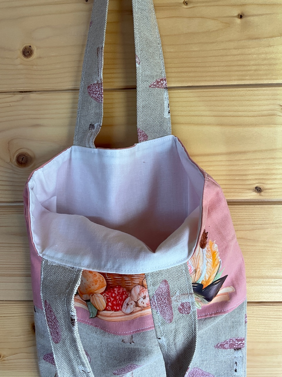 Ensemble Sac à pain floqué + sac à tarte assorti – Image 4