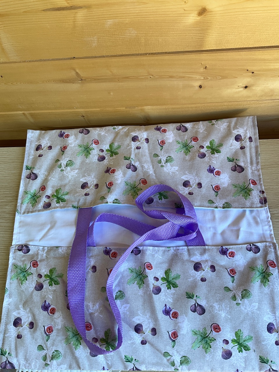 Ensemble Sac à pain brodé + sac à tarte assorti – Image 5