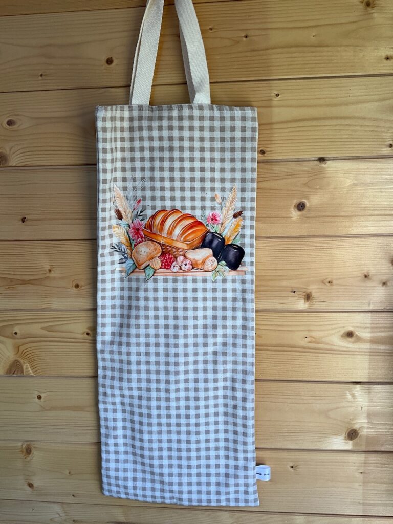Sac à pain floqué