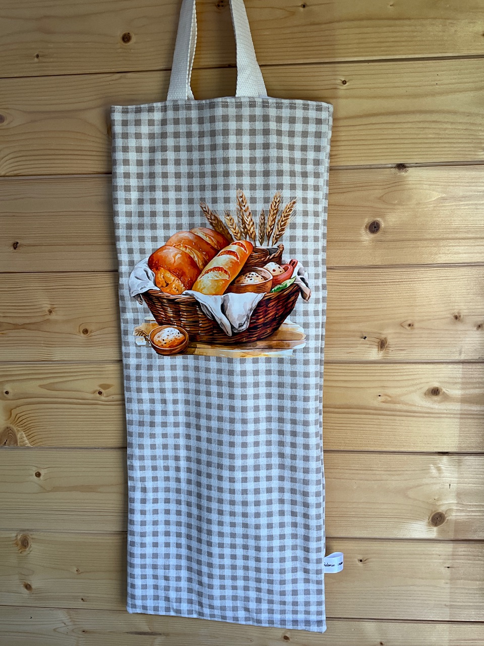 Sac à pain floqué