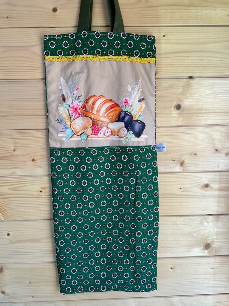 Sac à pain floqué