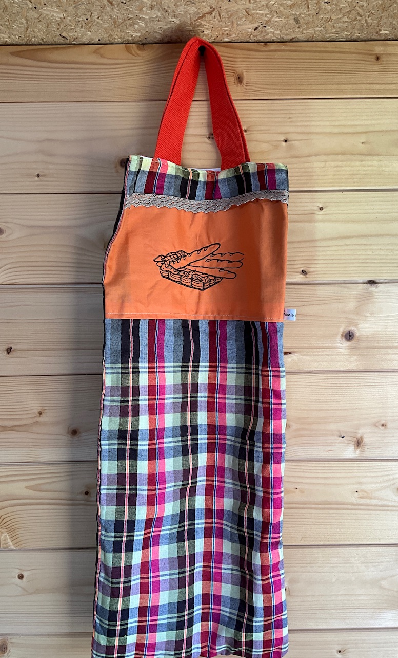 Sac à pain brodé