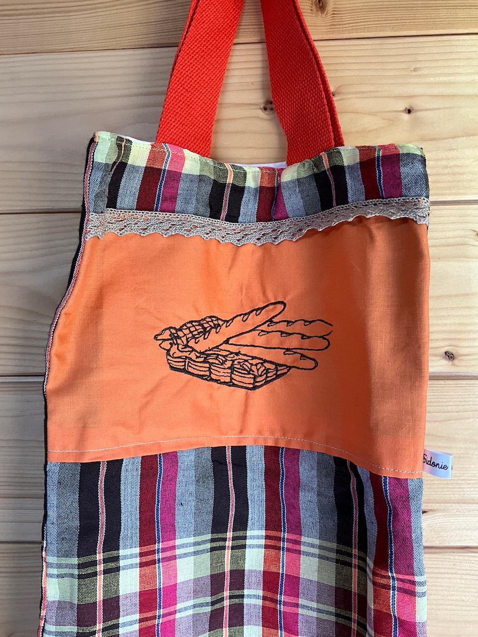 Sac à pain brodé – Image 2
