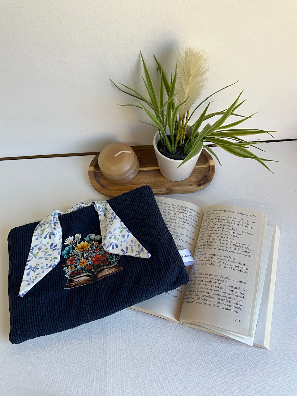 Pochette livre horizontale