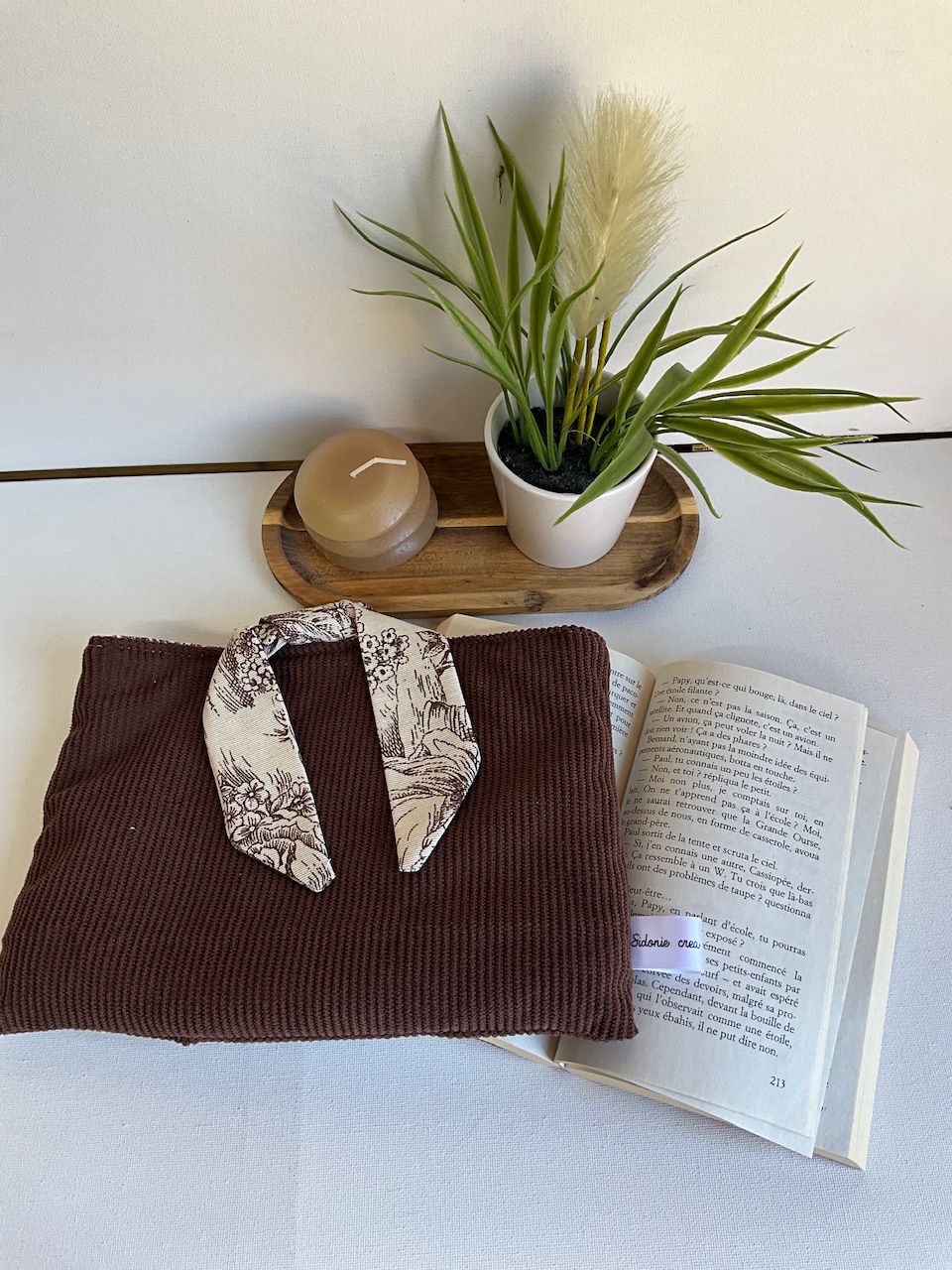 Pochette livre horizontale